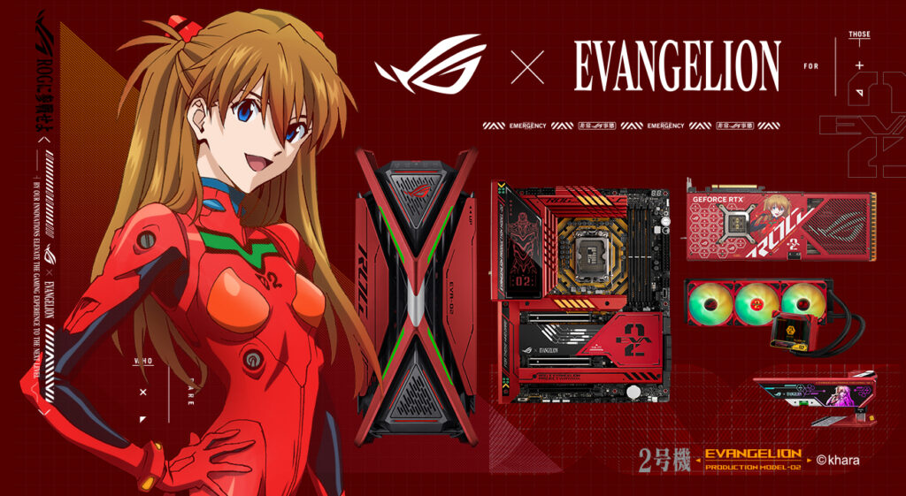 ASUS ROG × エヴァンゲリオン コラボ キーボード/マウス/パッド